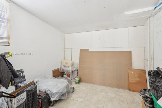 interior space featuring tile patterned floors