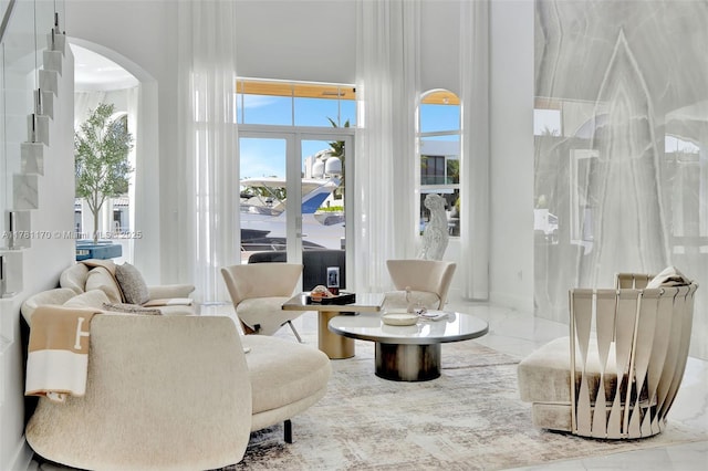 3408 NE 169th St, North Miami Beach, FL 33160 - living area with arched walkways