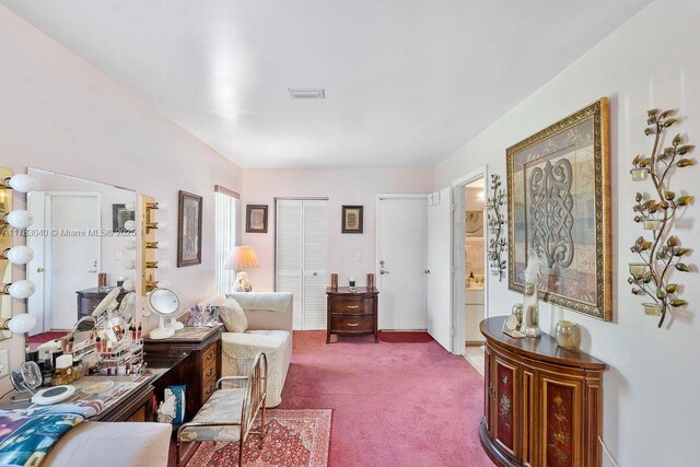 18201 SW 87th Ave, Palmetto Bay, FL 33157 - living area with carpet