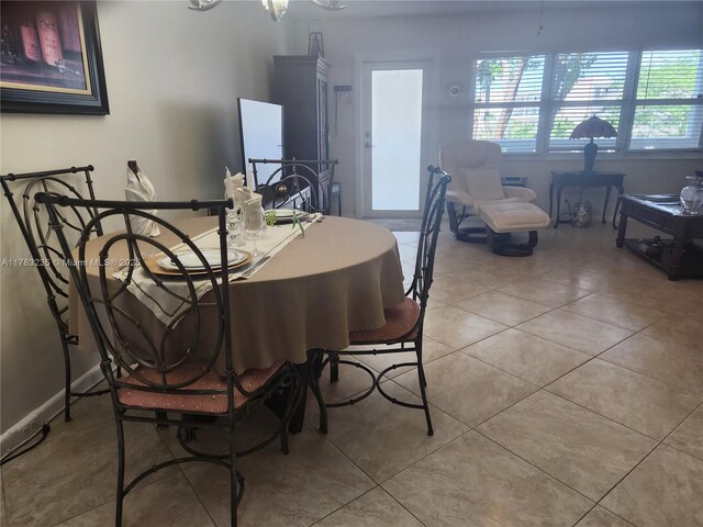 2114 E Cambridge E Unit 2114, Deerfield Beach, FL 33442 - dining room with tile patterned floors
