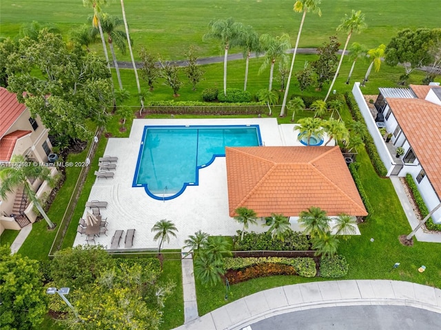 view of community pool