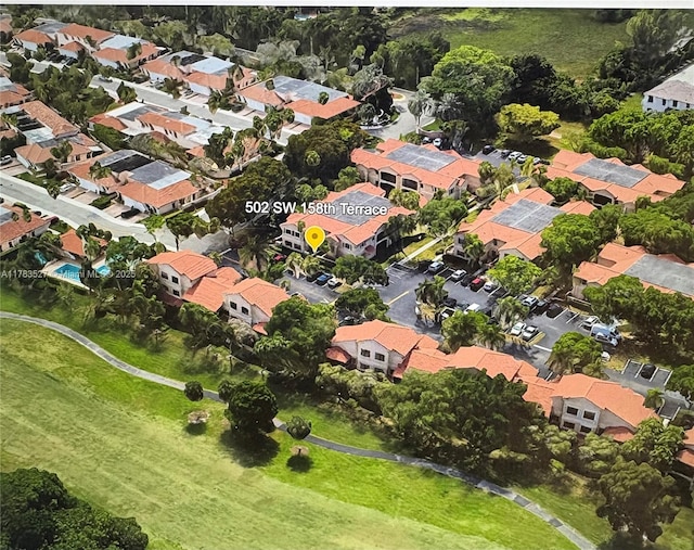 502 SW 158th Ter Unit 203, Pembroke Pines, FL 33027 - aerial view of property's location featuring nearby suburban area