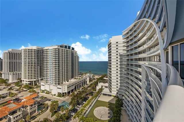 property view of water