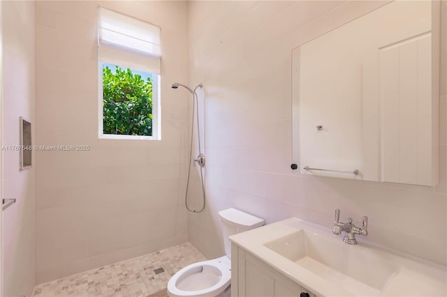 8200 SW 62nd Ave, Miami, FL 33143 - full bathroom featuring toilet, a shower stall, and vanity