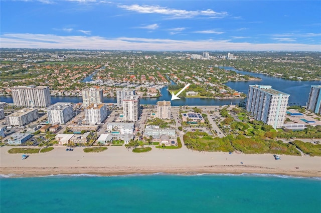 1401 S Ocean Dr Unit 902, Hollywood, FL 33019 - view of urban area featuring expansive beach