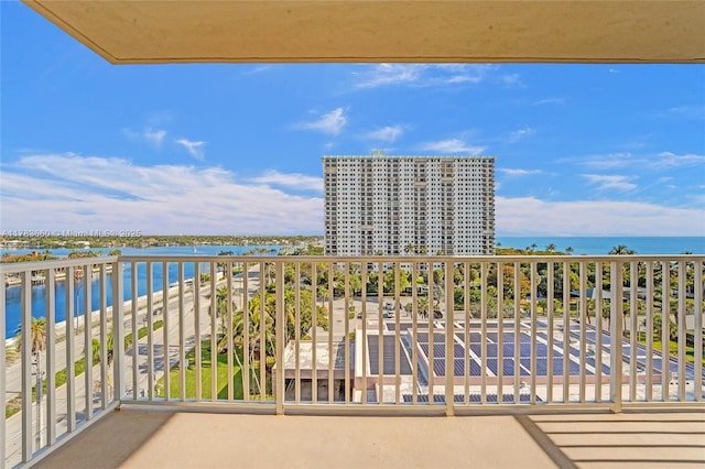 1401 S Ocean Dr Unit 902, Hollywood, FL 33019 - balcony with a water view