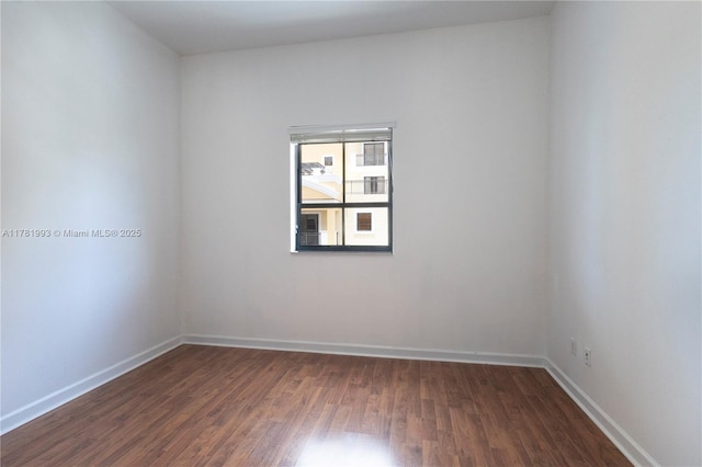 8390 SW 72nd Ave Unit 517, Miami, FL 33143 - unfurnished room featuring dark wood-style flooring and baseboards