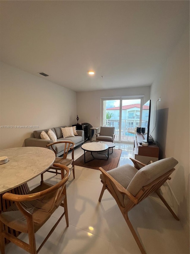 10950 NW 82nd St Unit 420, Doral, FL 33178 - living room with visible vents and recessed lighting