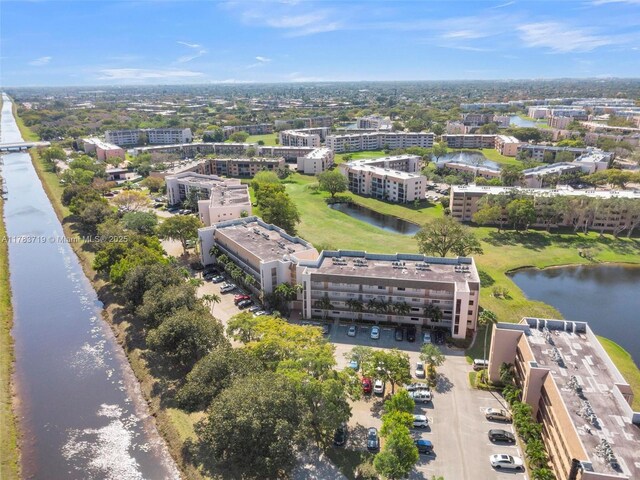 10400 NW 30th Ct Unit 203, Sunrise, FL 33322 - birds eye view of property featuring a water view
