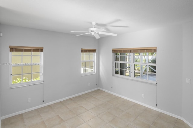 922 NW 127th Ave, Coral Springs, FL 33071 - empty room featuring ceiling fan and baseboards
