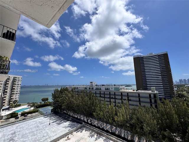 property view of water