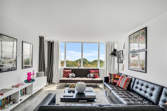 8233 Harding Ave Unit 607, Miami Beach, FL 33141 - living area with wood finished floors
