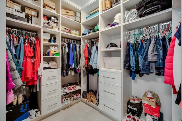 view of spacious closet