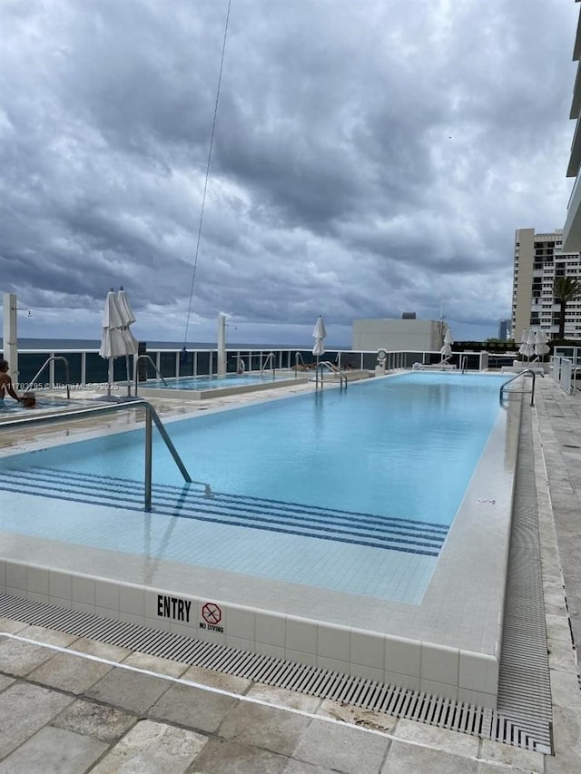 view of pool