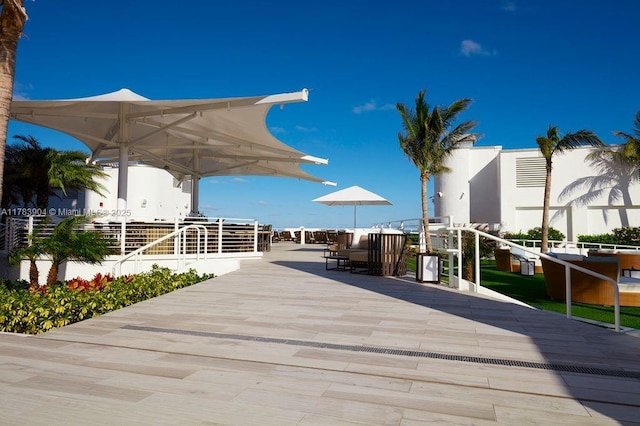 551 N Fort Lauderdale Beach Blvd Unit H1403, Fort Lauderdale, FL 33304 - view of wooden deck