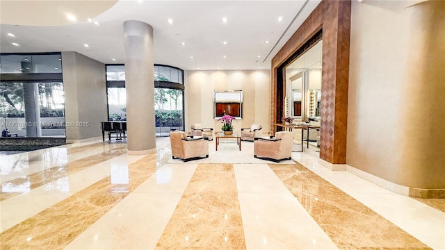 19667 Turnberry Way Unit 3F, Aventura, FL 33180 - common area featuring recessed lighting