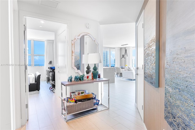 4010 S Ocean Dr Unit T3609, Hollywood, FL 33019 - corridor with visible vents and a healthy amount of sunlight