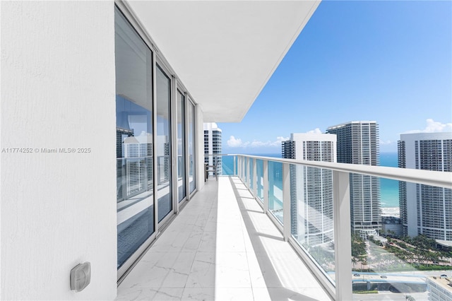 4010 S Ocean Dr Unit T3609, Hollywood, FL 33019 - balcony with a water view