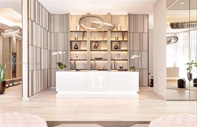 4010 S Ocean Dr Unit T3609, Hollywood, FL 33019 - welcome area featuring an inviting chandelier