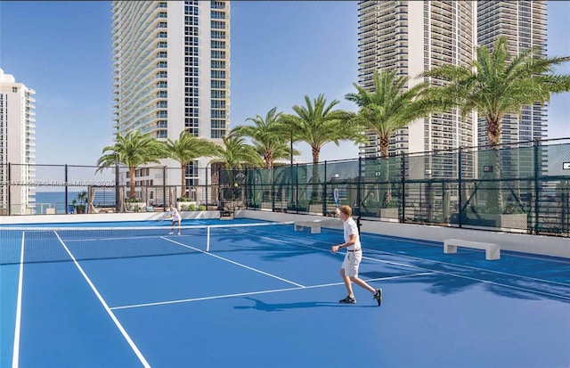 4010 S Ocean Dr Unit T3609, Hollywood, FL 33019 - view of sport court with fence