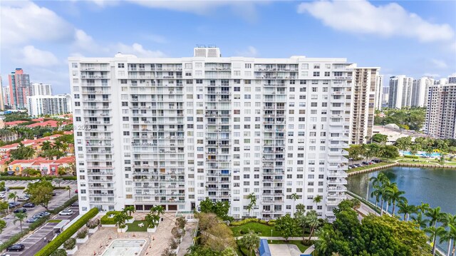 2851 NE 183rd St Unit 1504E, Aventura, FL 33160 - view of building exterior with a view of city and a water view