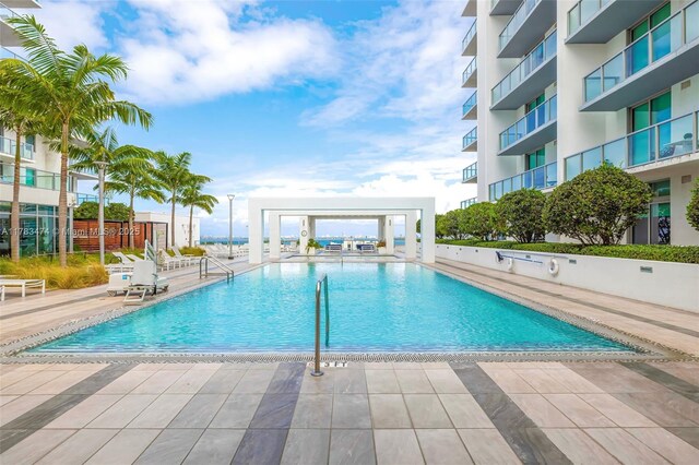 pool featuring a patio