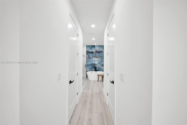2138 SW 3rd Ave, Cape Coral, FL 33991 - spare room featuring a tray ceiling, a ceiling fan, and light wood-style flooring