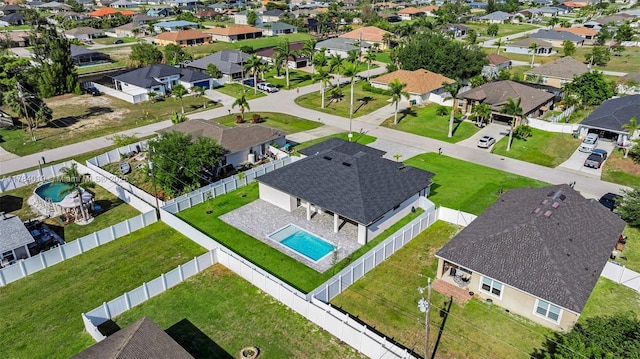 2138 SW 3rd Ave, Cape Coral, FL 33991 - aerial view of residential area featuring a pool area