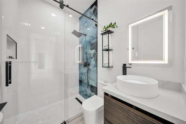 2138 SW 3rd Ave, Cape Coral, FL 33991 - full bath with a stall shower and vanity