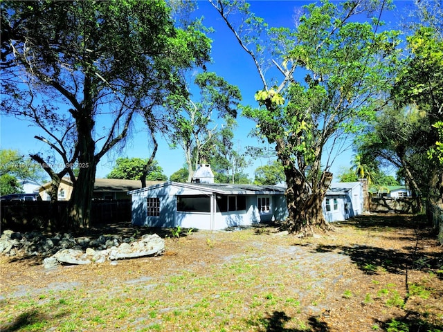 6208 SW 26th St, Miramar, FL 33023 - view of yard with a sunroom