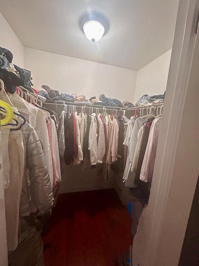 470 N Laurel Dr Unit 6A, Margate, FL 33063 - walk in closet with wood finished floors