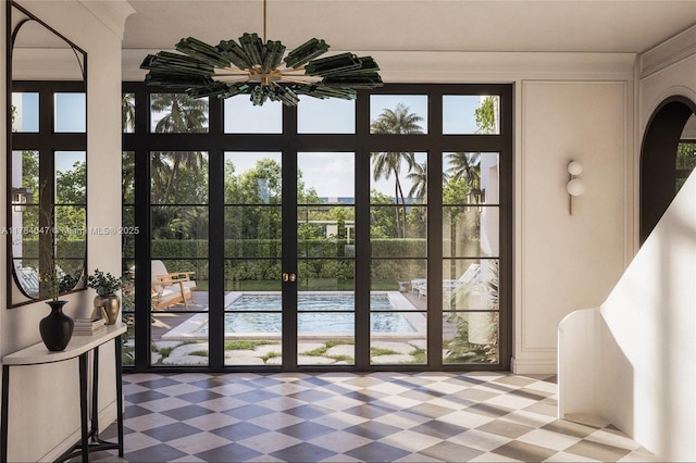 1259 NE 97th St, Miami Shores, FL 33138 - doorway to outside featuring tile patterned floors
