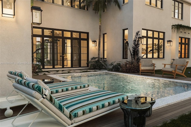 1259 NE 97th St, Miami Shores, FL 33138 - outdoor pool featuring french doors