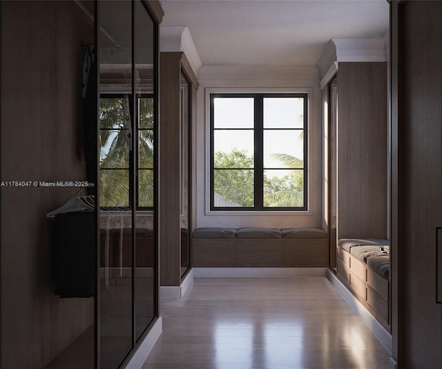 1259 NE 97th St, Miami Shores, FL 33138 - bathroom with wood finished floors and baseboards