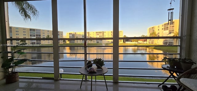431 SE 3rd St Unit 205, Dania Beach, FL 33004 - balcony featuring a water view and a city view