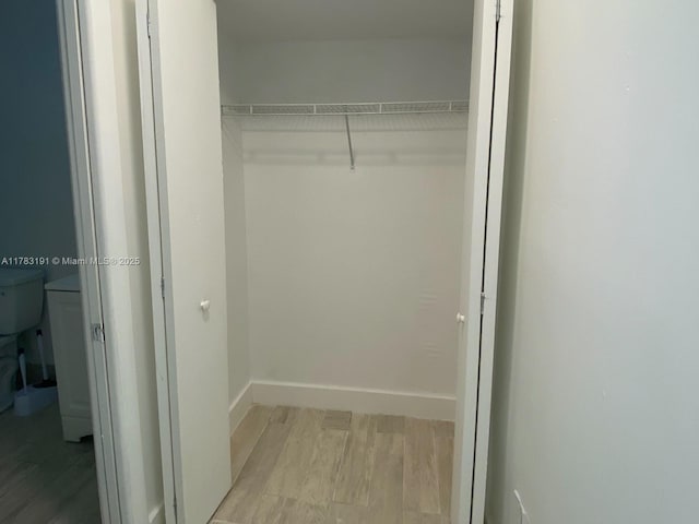 view of closet