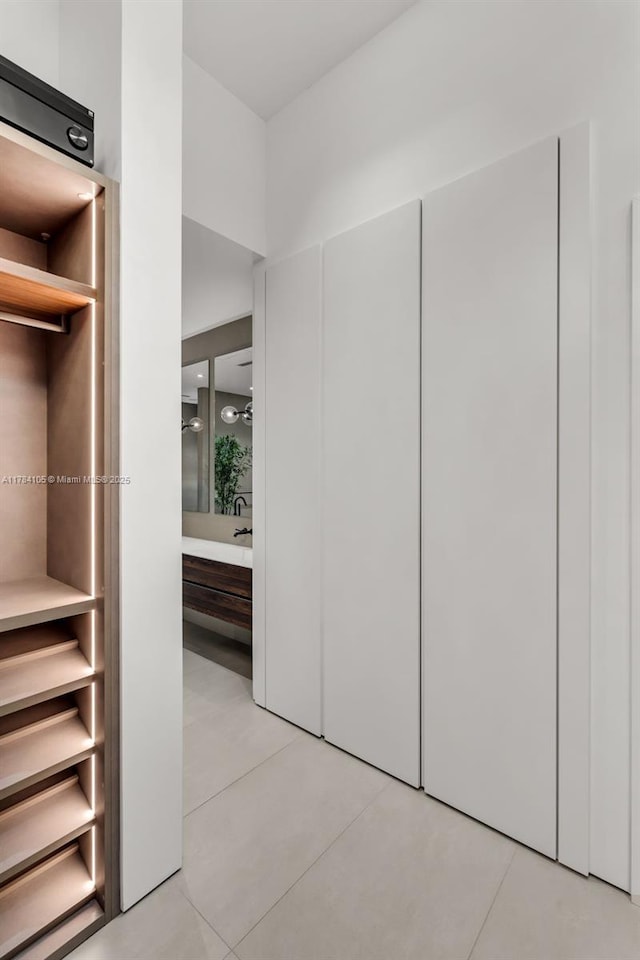 view of closet