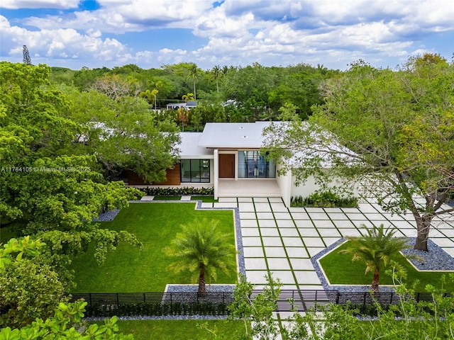view of back of property