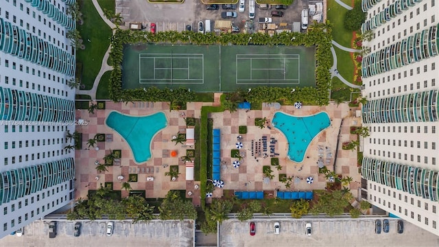 bird's eye view