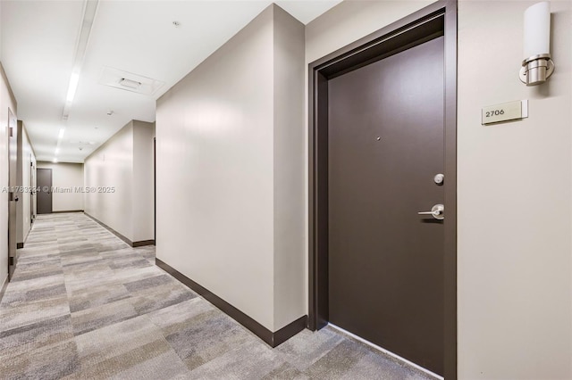 3470 E Coast Ave Unit H2706, Miami, FL 33137 - corridor with light colored carpet and baseboards