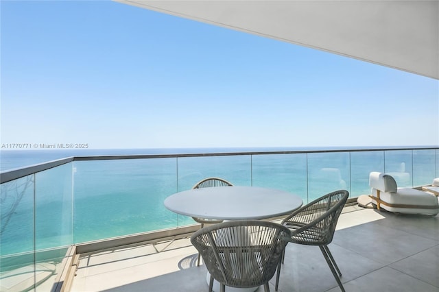 2000 S Ocean Dr Unit 28A, Hallandale Beach, FL 33009 - balcony featuring a water view