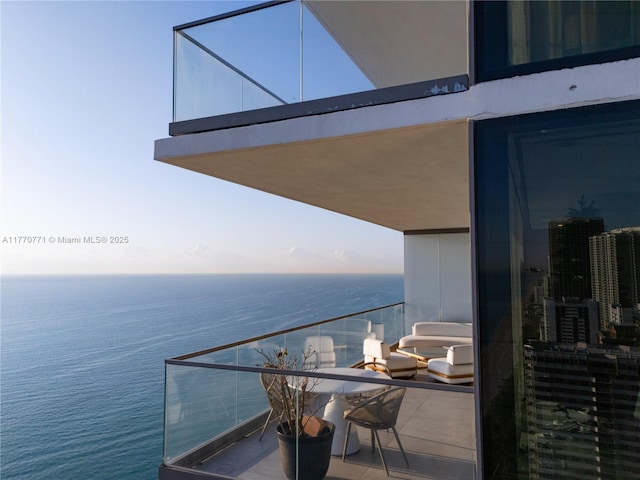 2000 S Ocean Dr Unit 28A, Hallandale Beach, FL 33009 - balcony featuring a water view