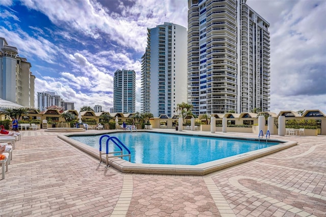 20191 E Country Club Dr Unit 802, Aventura, FL 33180 - pool featuring a patio