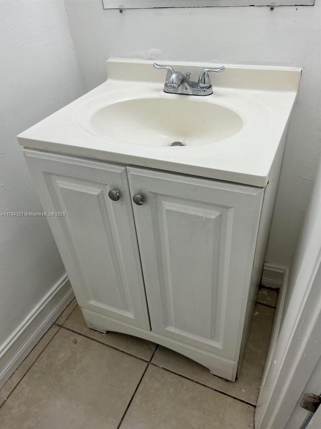 5955 NW 25th Ct Unit 208, Sunrise, FL 33313 - bathroom featuring vanity and tile patterned flooring