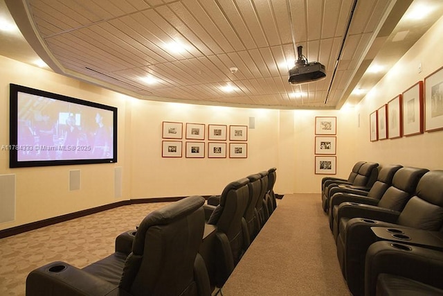 cinema with carpet floors
