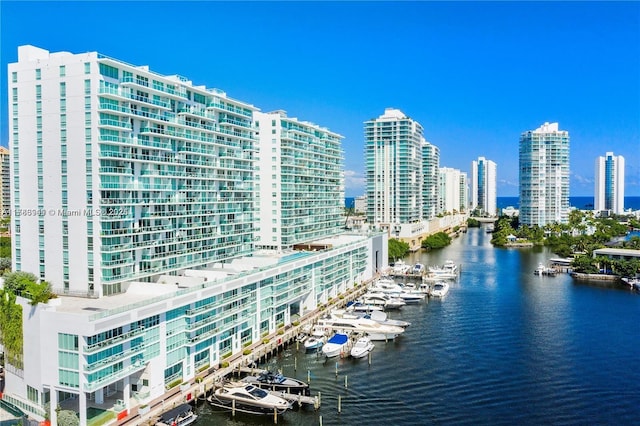 400 SE Sunny Isles Blvd Unit 1702, Sunny Isles Beach, FL 33160 - water view featuring nearby urban area