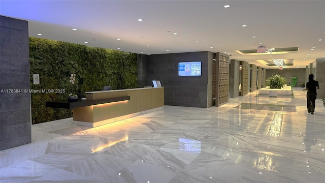 400 SE Sunny Isles Blvd Unit 1702, Sunny Isles Beach, FL 33160 - reception with recessed lighting