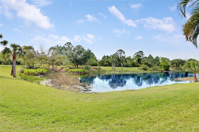 view of water feature