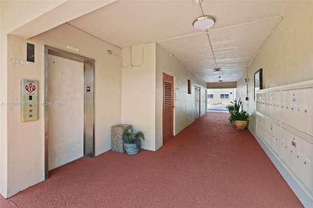 5300 Washington St Unit G323, Hollywood, FL 33021 - corridor with mail area and elevator