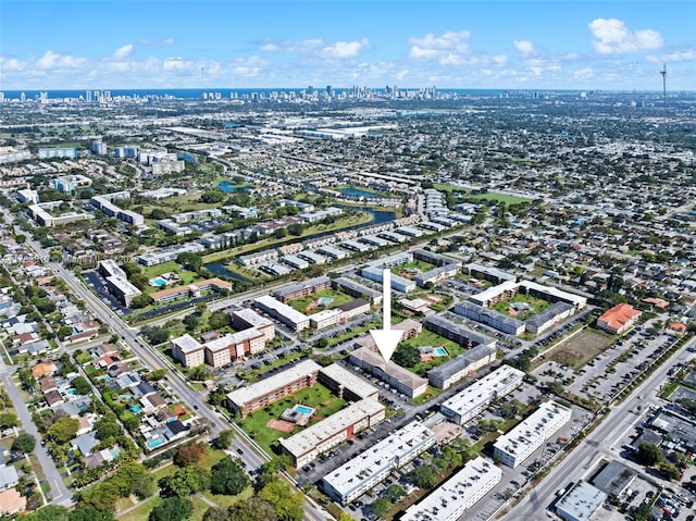 5300 Washington St Unit G323, Hollywood, FL 33021 - aerial view of property and surrounding area with nearby urban area